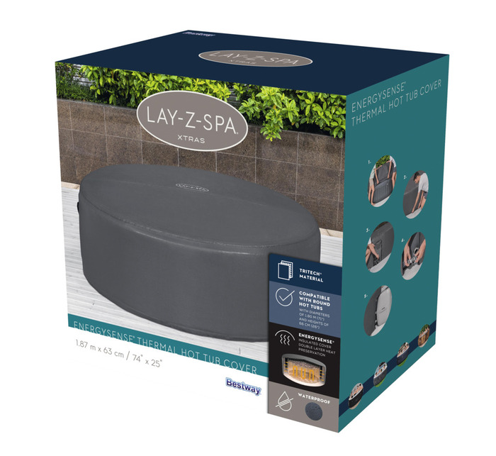 Bestway termocover til spabad Ø187 x 63 cm